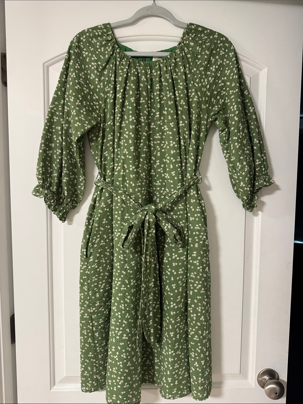 Roolee Green Floral Dress